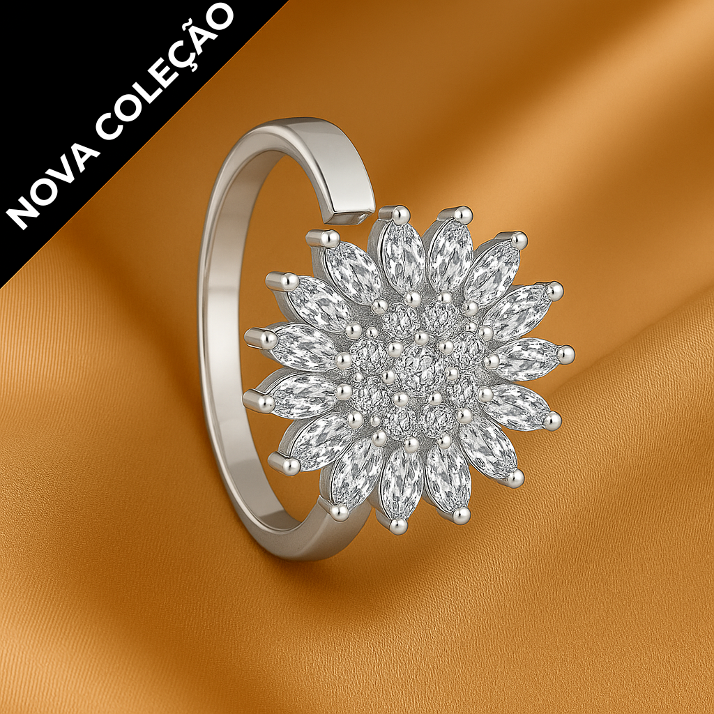 Anel Sol Spinner (COMPRE 1 E GANHEUM CORRENTE)