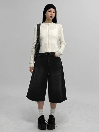 Bermuda Jeans Jorts Preto Enduro