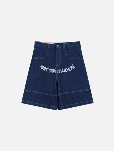 Bermuda Jeans Jorts com Bolsos Hope