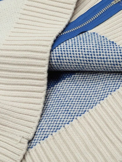 Blusa Suéter com Zíper Azul 'MY3'