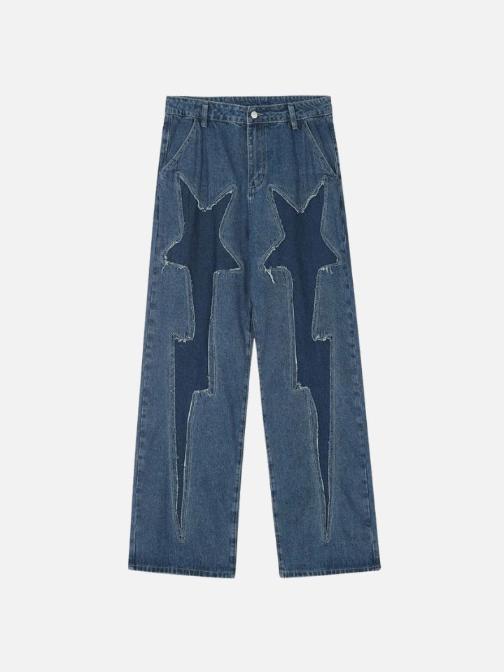 Calça Masculina Jeans Reta 'Fiver Stars'