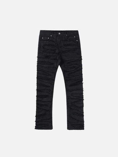 Calça Reta Jeans Rasgada Urban Pulse