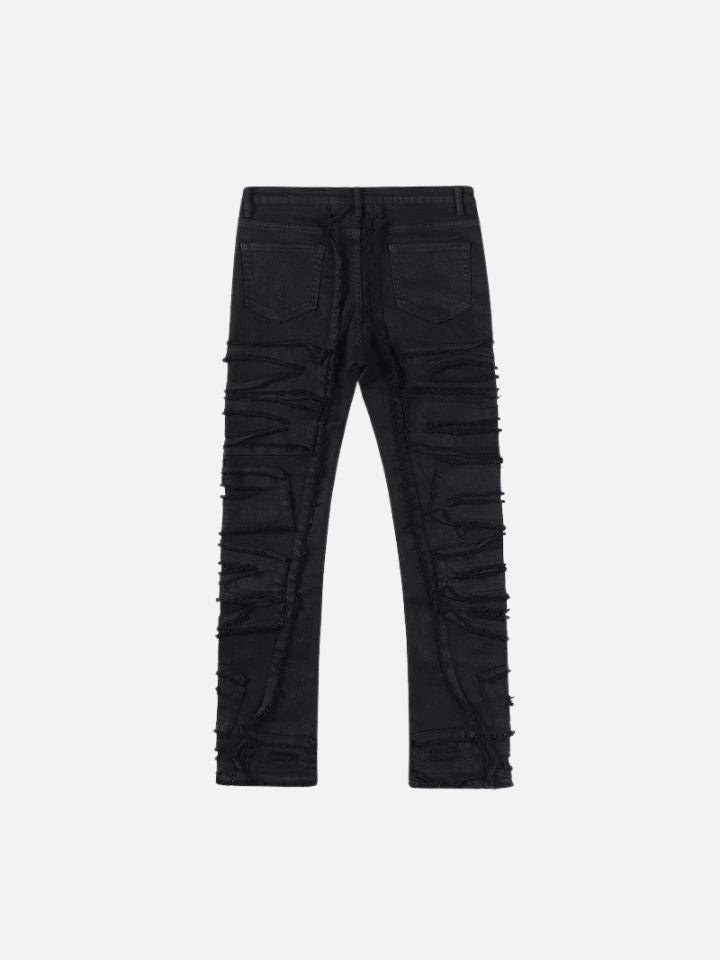 Calça Reta Jeans Rasgada Urban Pulse