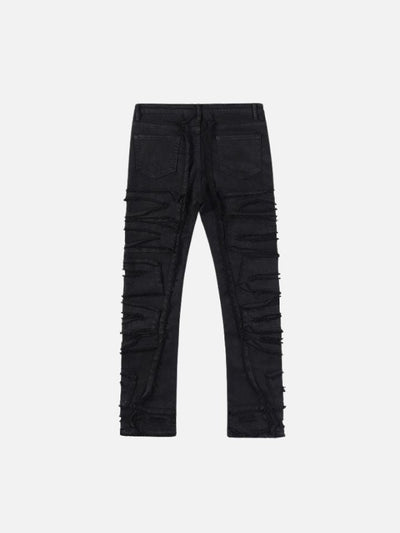 Calça Reta Jeans Rasgada Urban Pulse