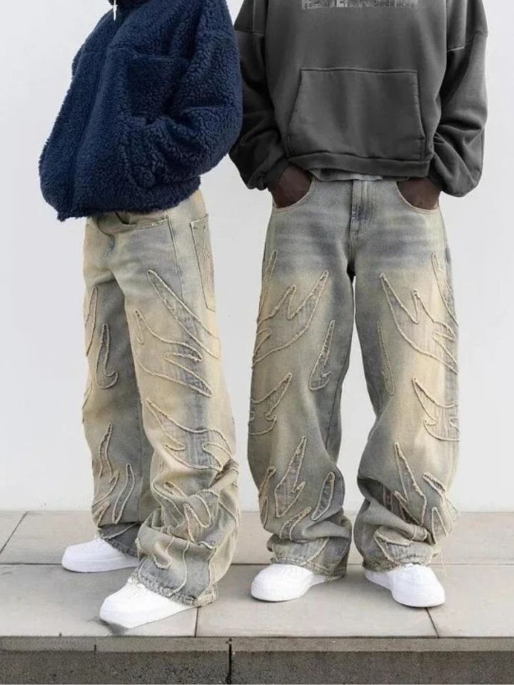 Calça Baggy Jeans 'Details'