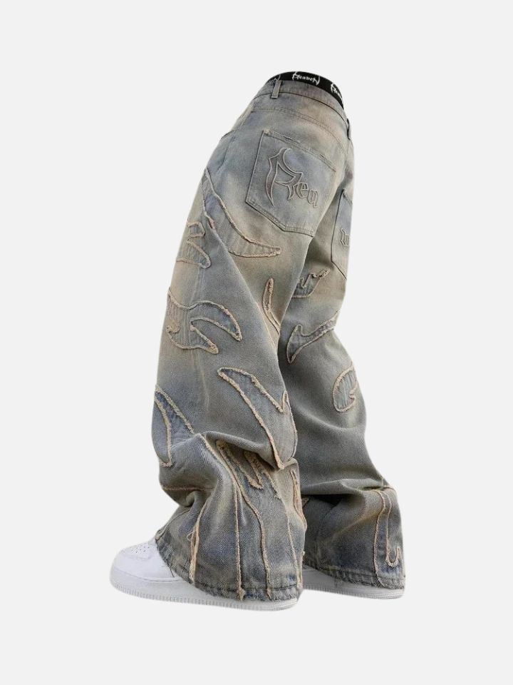 Calça Baggy Jeans 'Details'