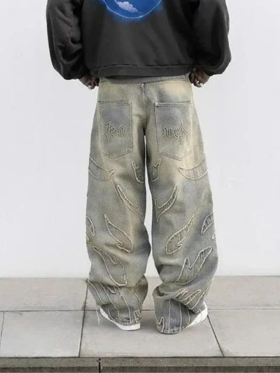 Calça Baggy Jeans 'Details'