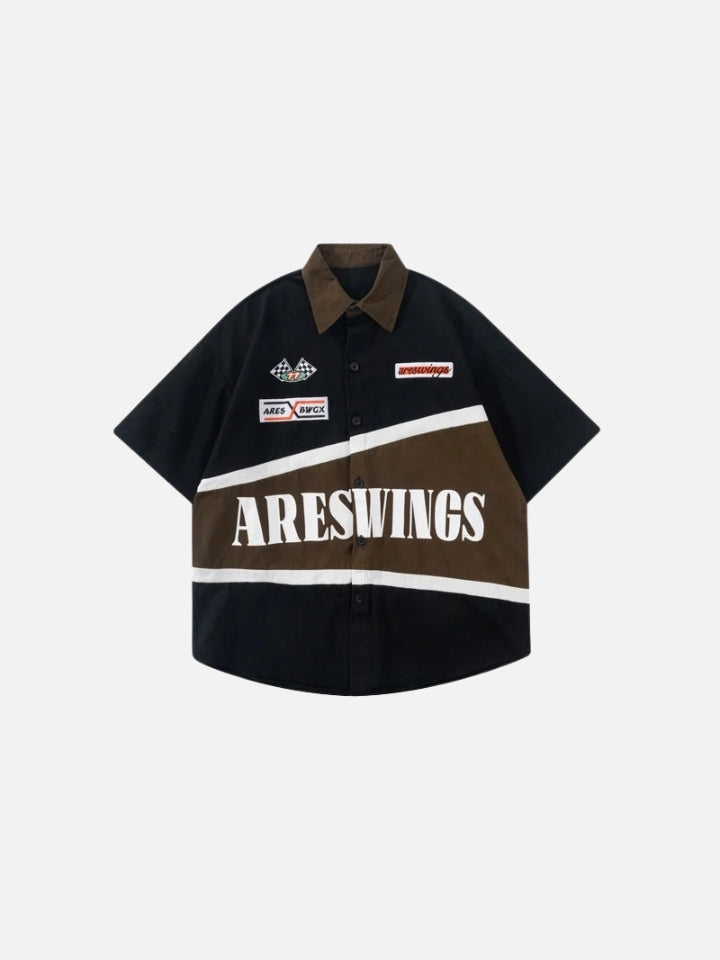 Camisa Manga Curta com Botões 'Nova York'