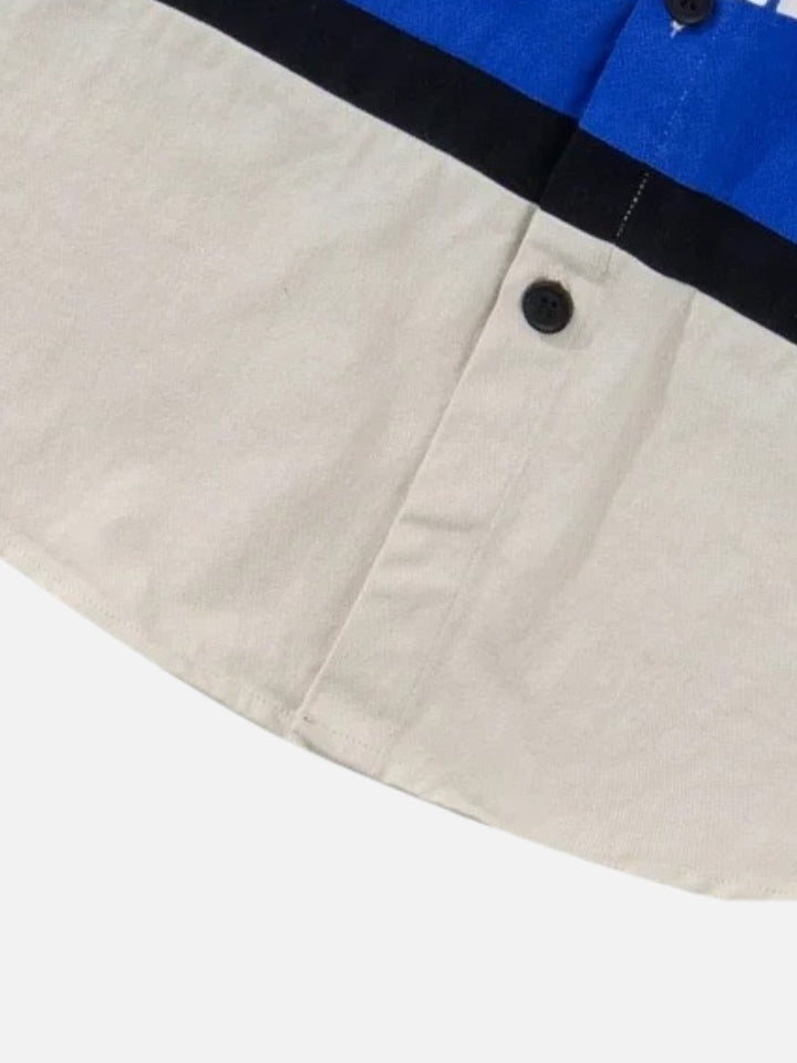 Camisa Manga Curta com Botões 'Nova York'