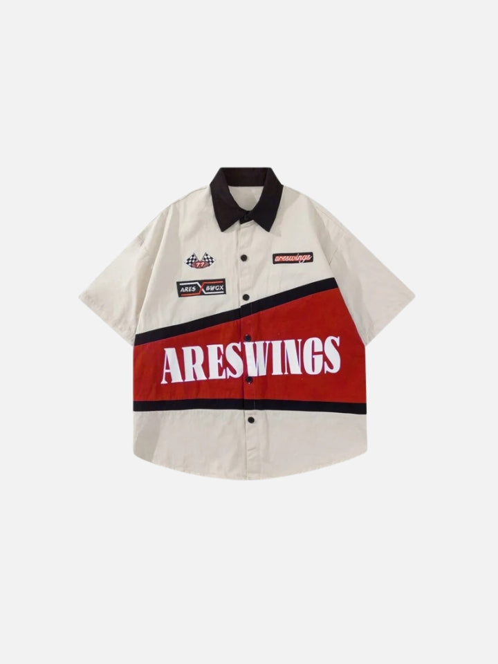 Camisa Manga Curta com Botões 'Nova York'