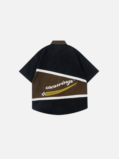 Camisa Manga Curta com Botões 'Nova York'