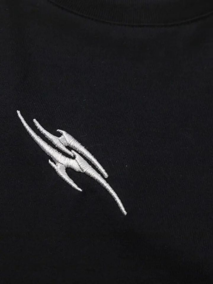 Camiseta Masculina Casual Preto 'Blade'