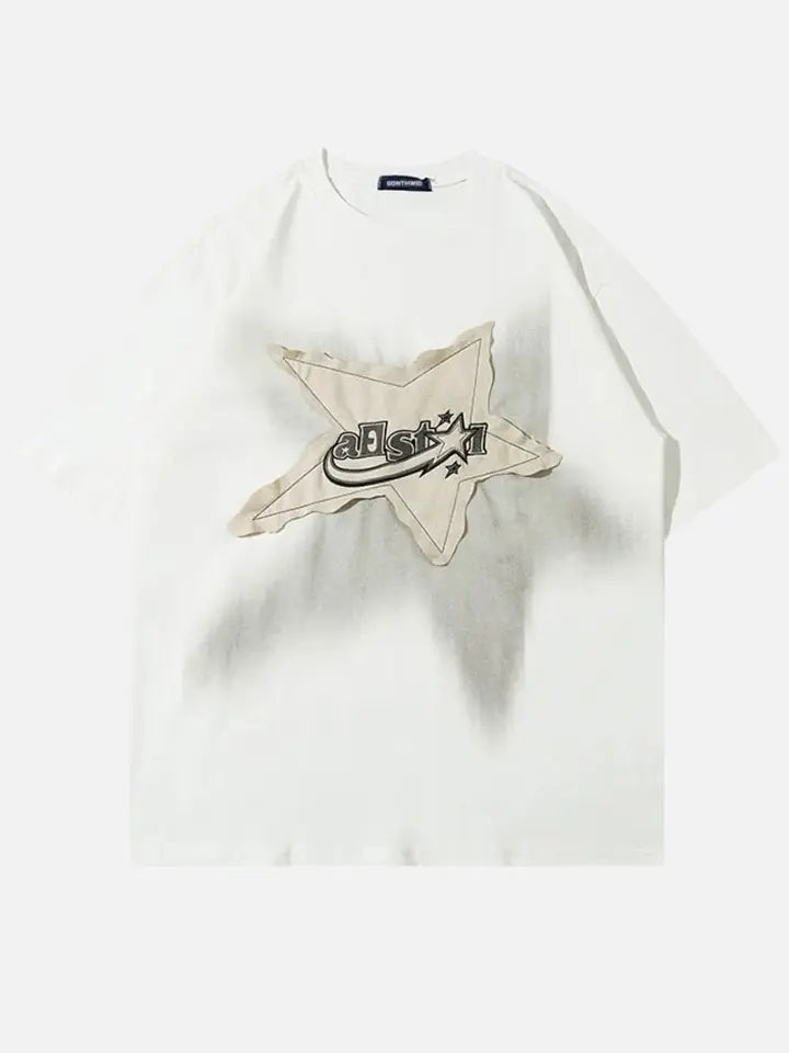 Camiseta Oversized 'Star' Algodão