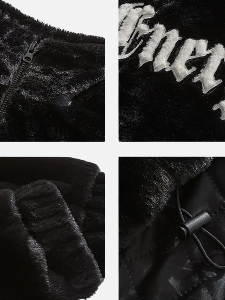 Jaqueta Peluciado Gola Alta 'Broid'