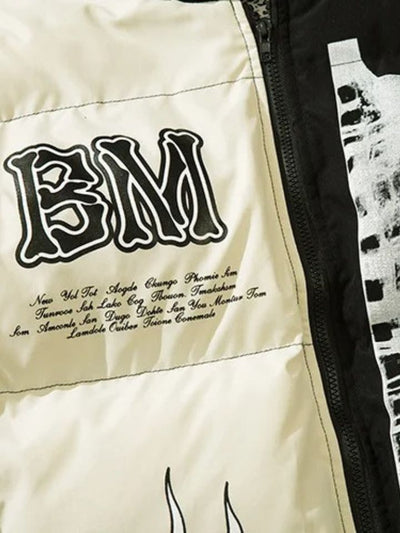 Jaqueta Puffer com Capuz 'Young You'