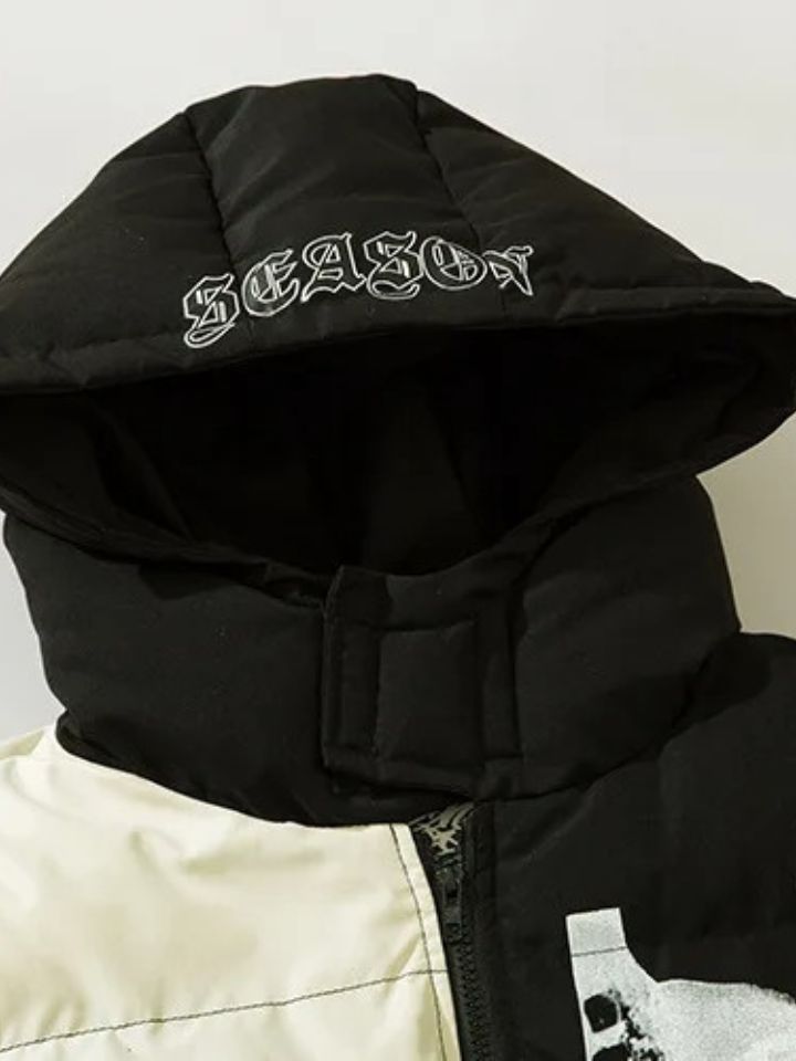 Jaqueta Puffer com Capuz 'Young You'