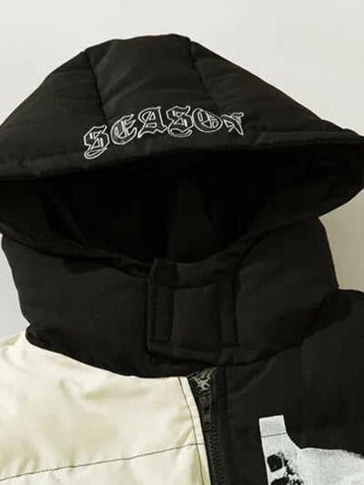 Jaqueta Puffer com Capuz 'Young You'