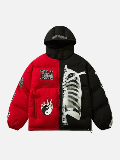 Jaqueta Puffer com Capuz 'Young You'