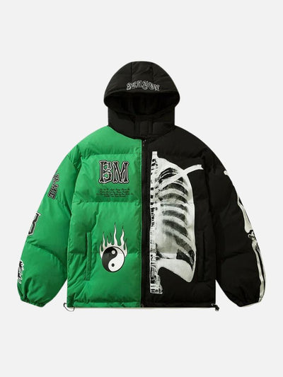 Jaqueta Puffer com Capuz 'Young You'