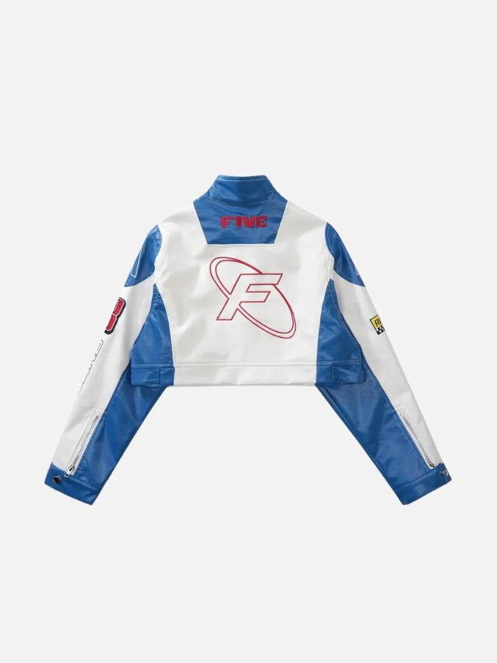 Jaqueta Cropped Feminina 'Fivelgene'