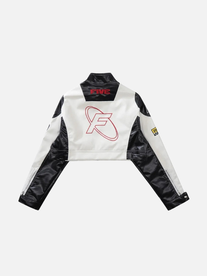 Jaqueta Cropped Feminina 'Fivelgene'