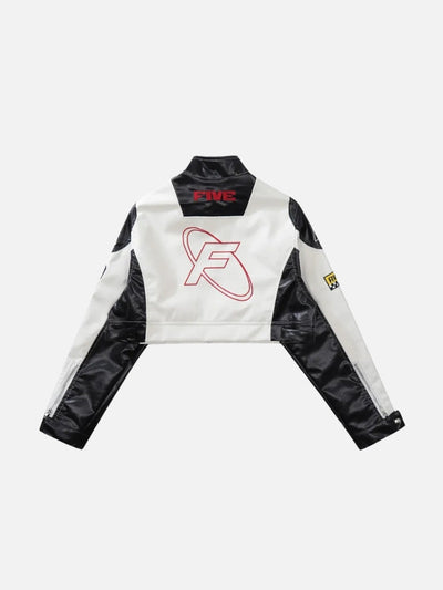 Jaqueta Cropped Feminina 'Fivelgene'