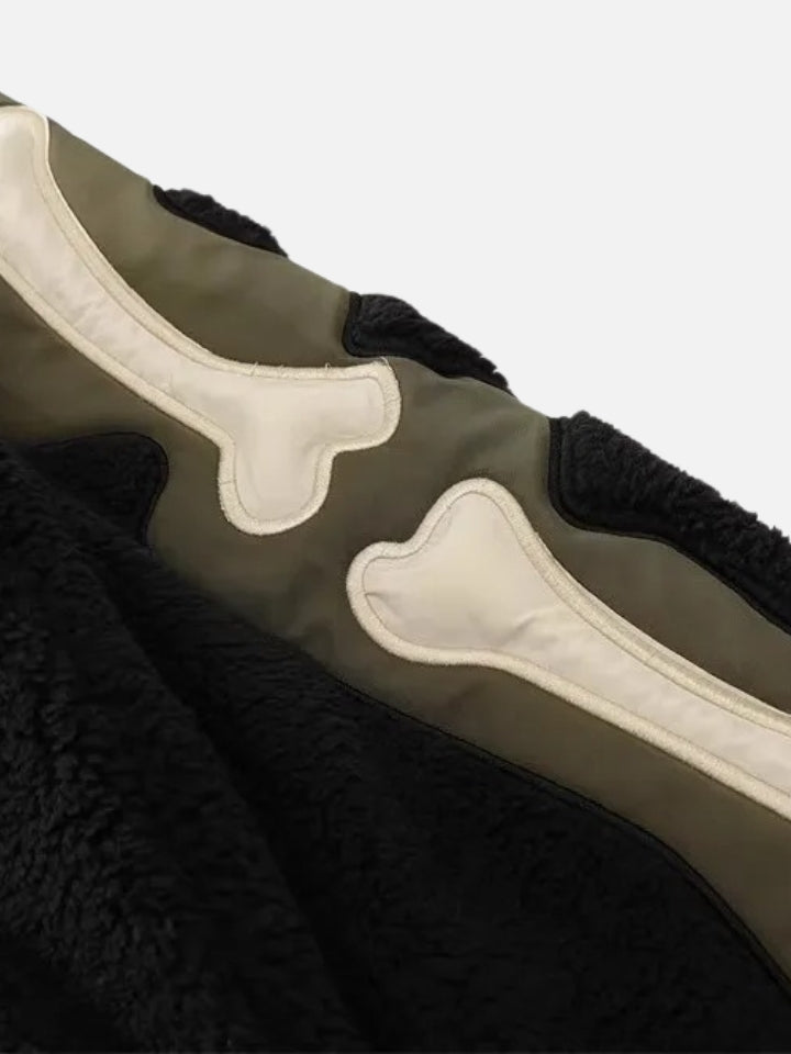 Jaqueta Masculina de Gola Alta 'Chest' Peluciada