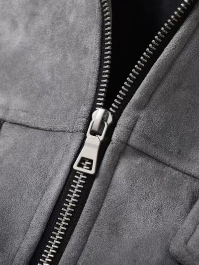 Jaqueta Masculina "Double Zip" Streetwear