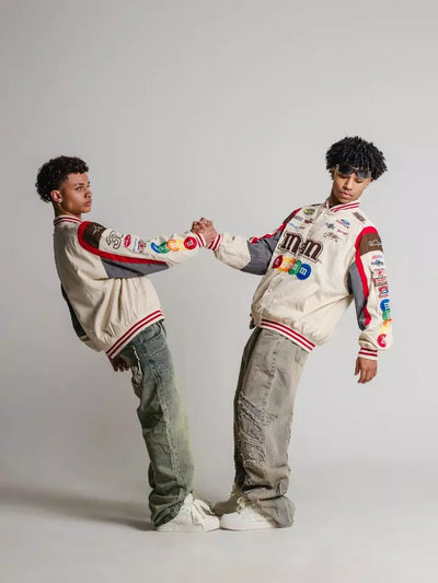 Jaqueta College Bordado 'M&M'