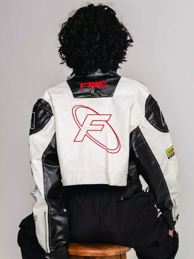 Jaqueta Cropped Feminina 'Fivelgene'