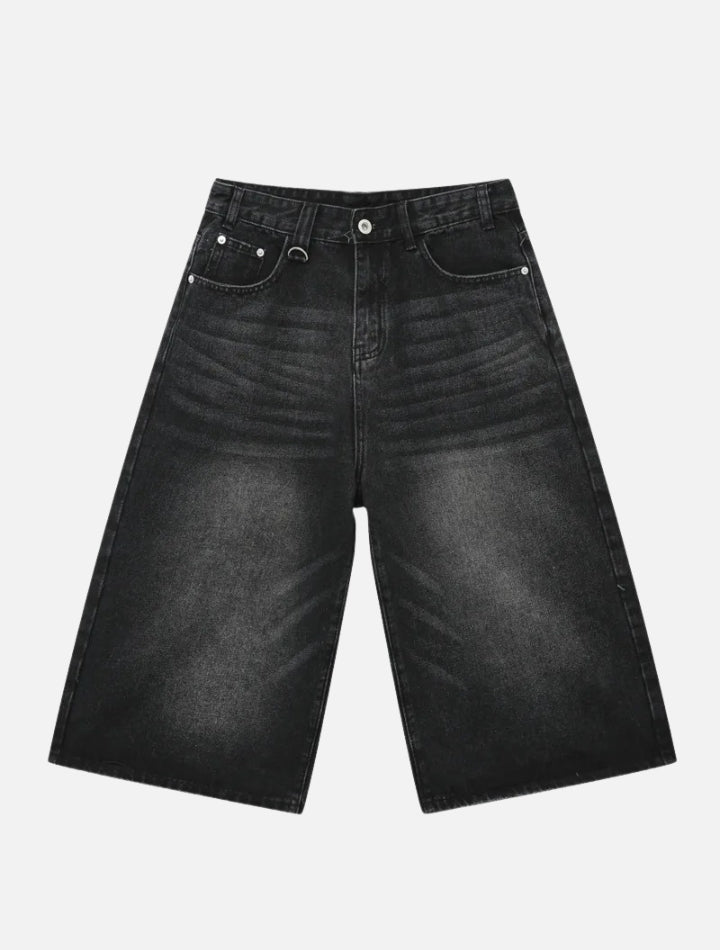 Bermuda Jeans Jorts com Bolsos Tekinine