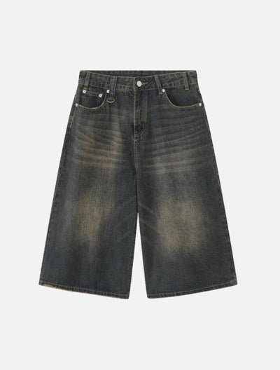 Bermuda Jeans Jorts com Bolsos Tekinine