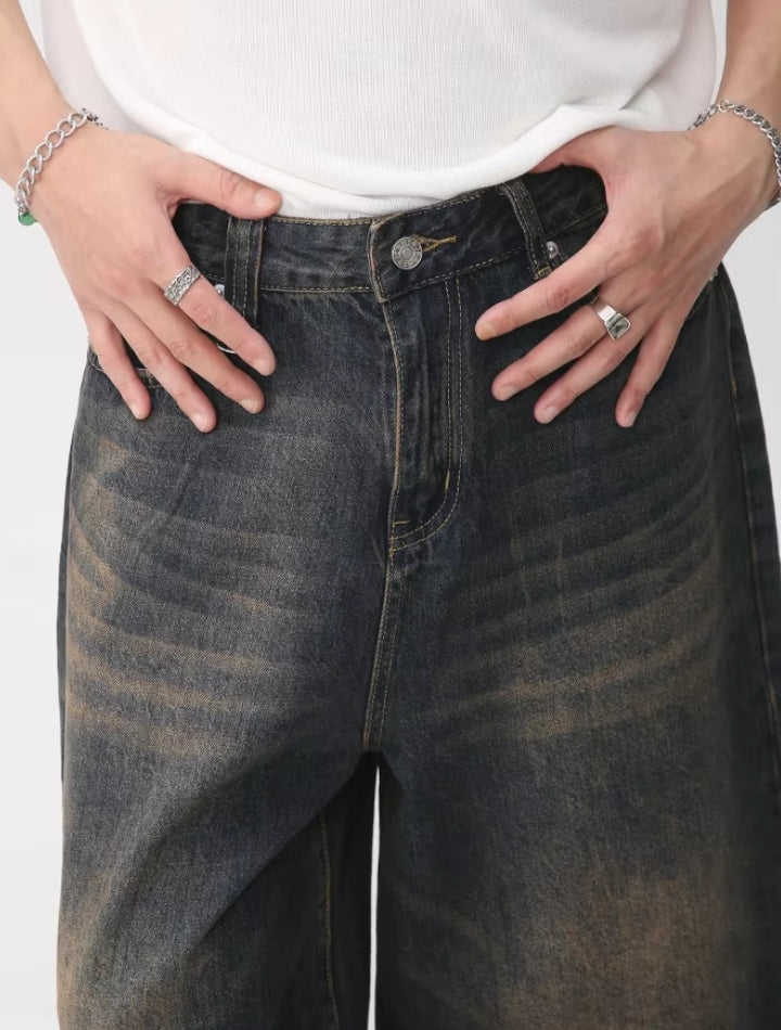 Bermuda Jeans Jorts com Bolsos Tekinine