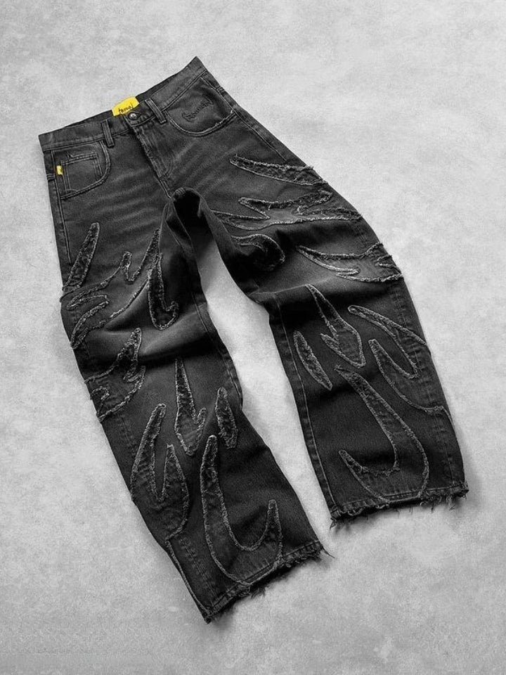 Calça Baggy Jeans 'Details'
