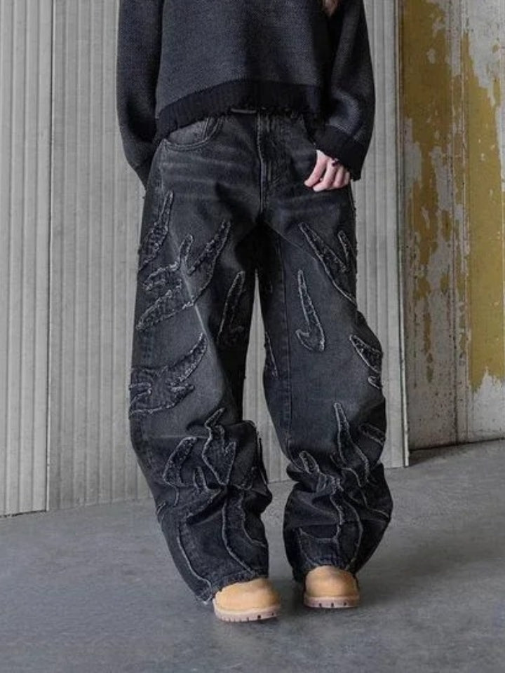 Calça Baggy Jeans 'Details'