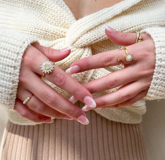 Anel Sol Spinner (COMPRE 1 E GANHEUM CORRENTE)