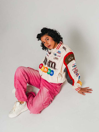 Jaqueta College Bordado 'M&M'