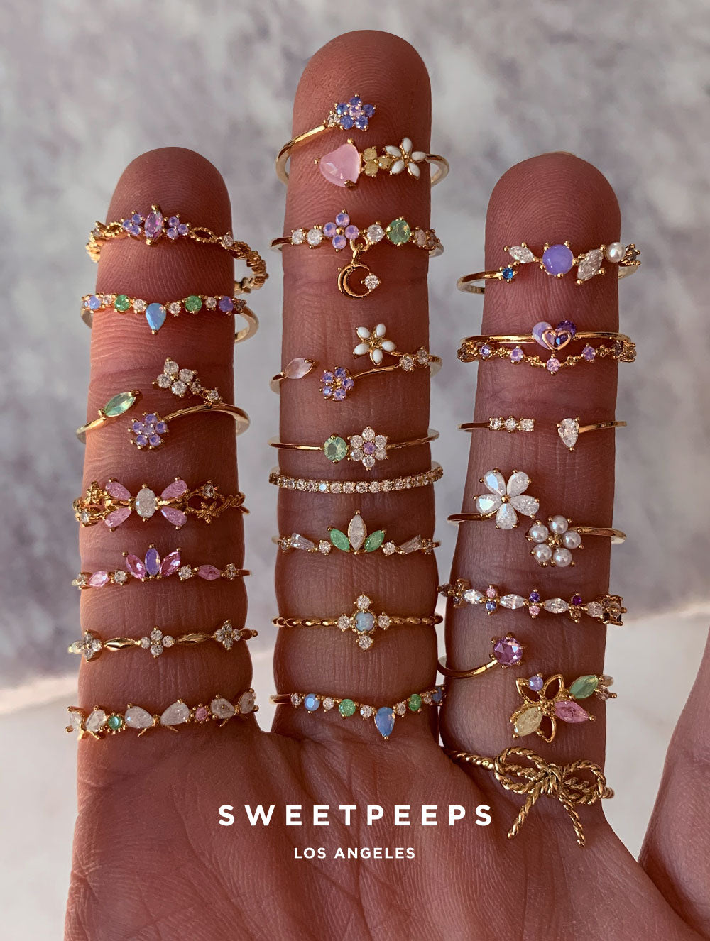 Shiori Baby's Breath Ring